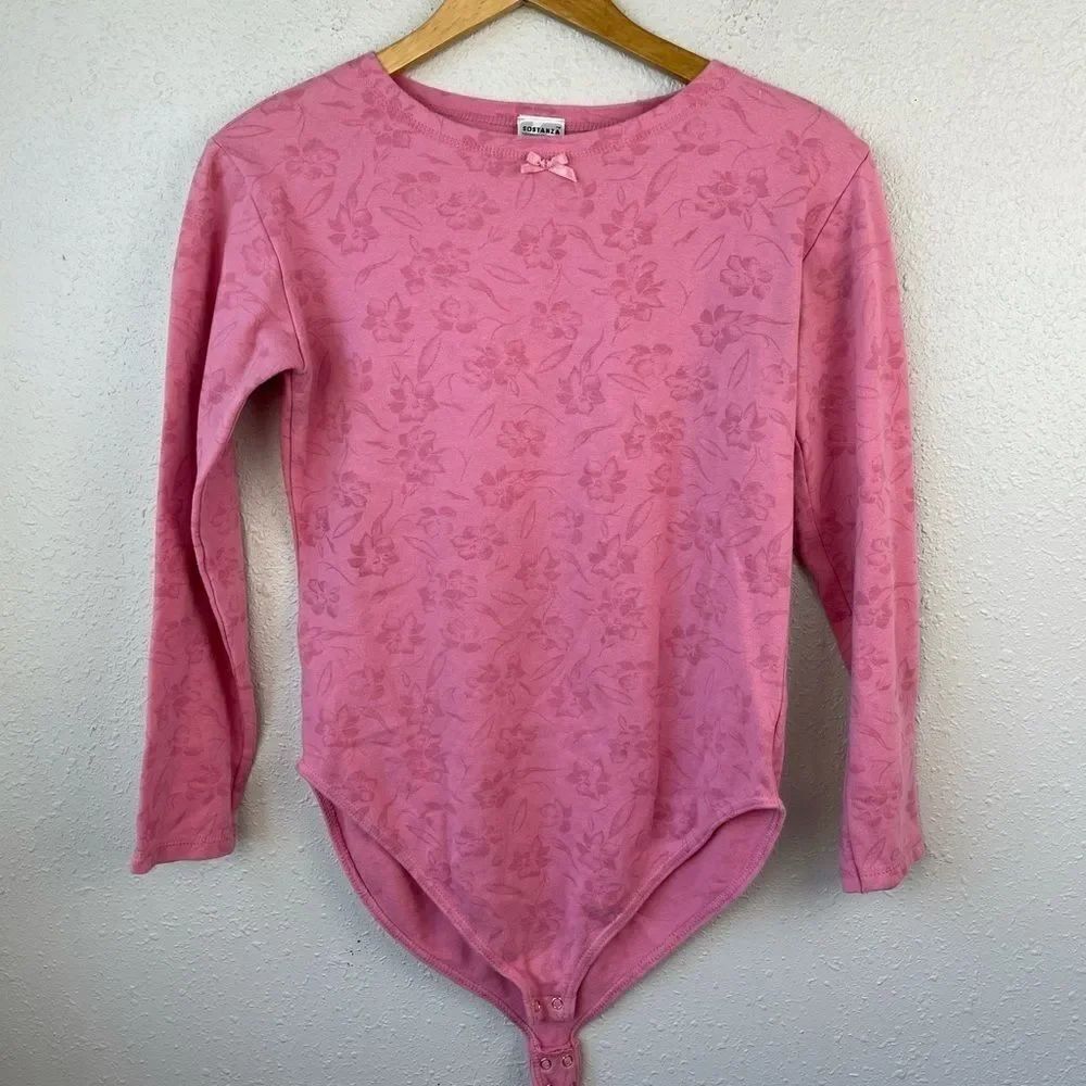 Sostanza One Piece Body Suit Top Size L EUC